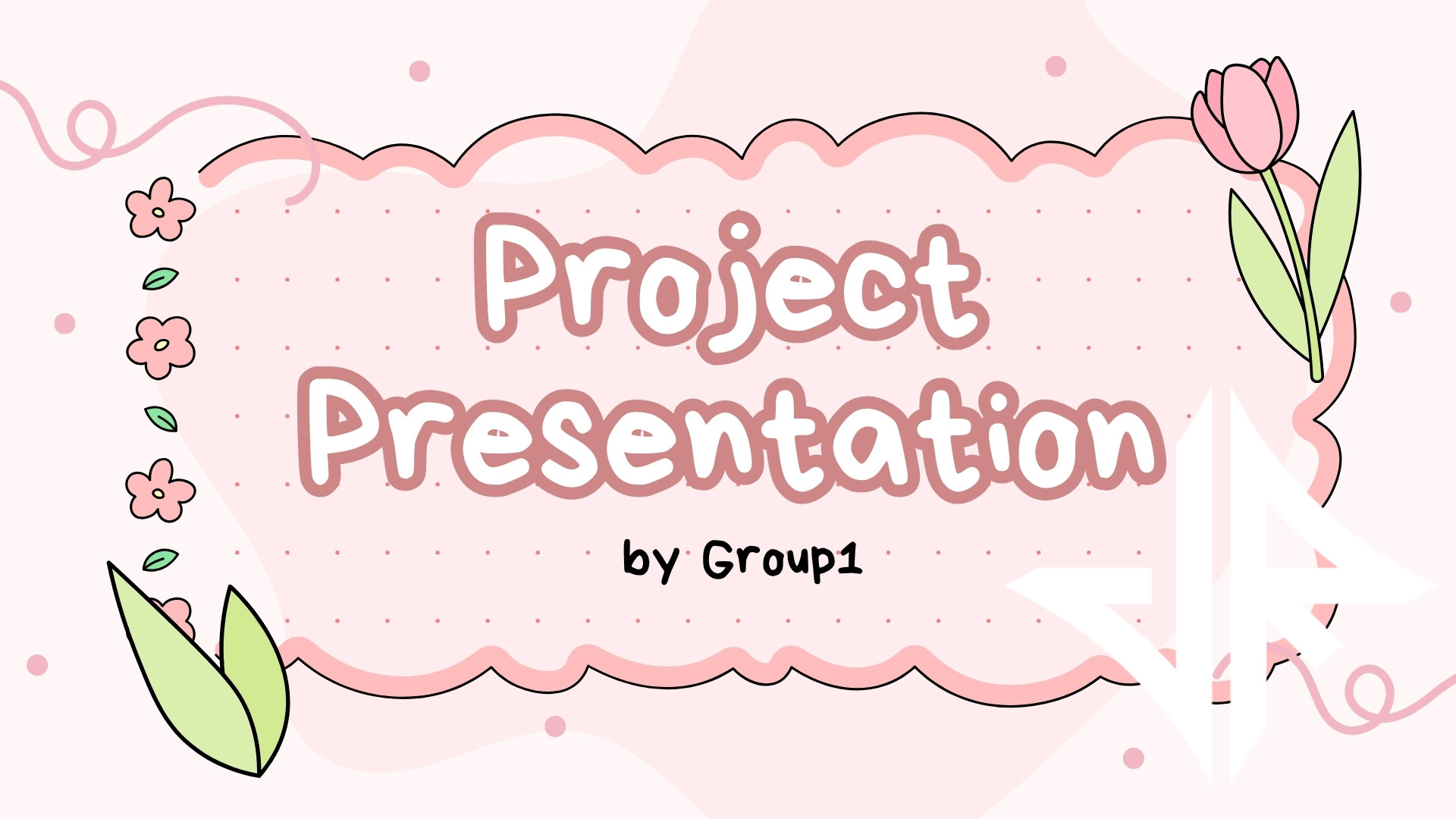 Pink Colorful Pastel Cute Playful Project Presentation